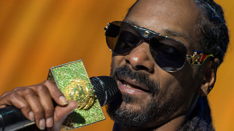 Snoop Dogg with mic