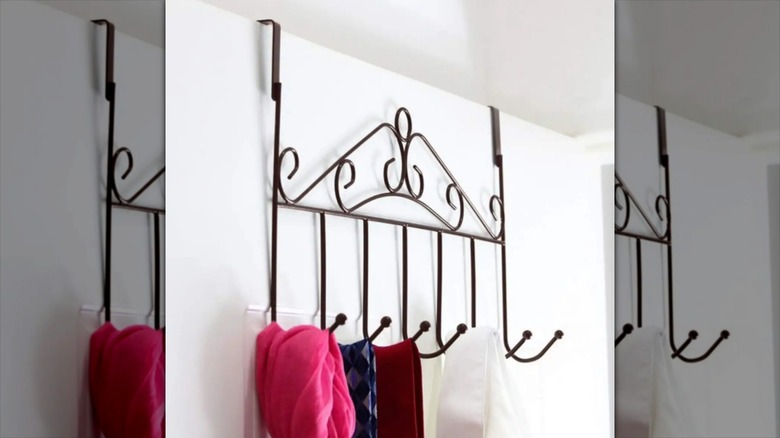An over-the-door hook