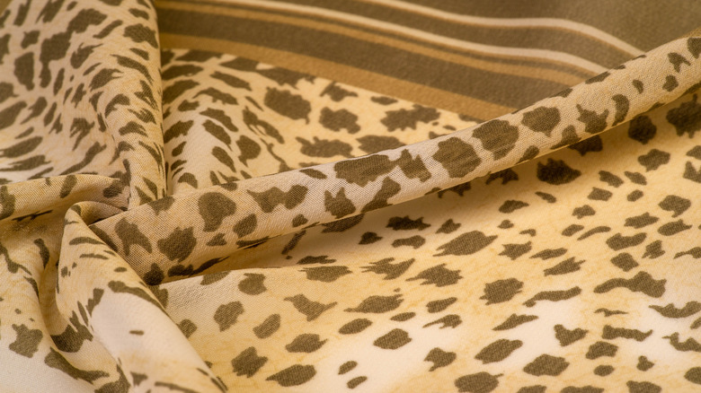 Leopard print blanket