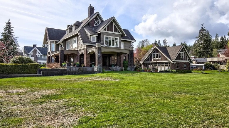 Tudor home exterior