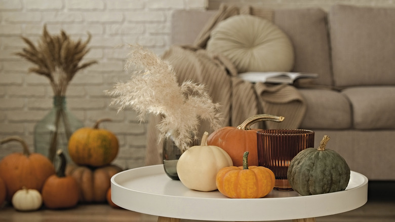 Fall decor in home