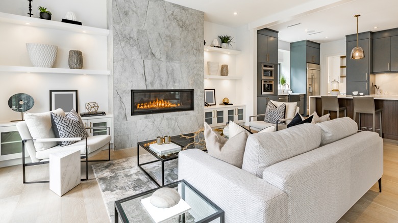 Interior design of living room