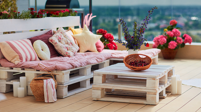 Comfortable outdoor furniture 