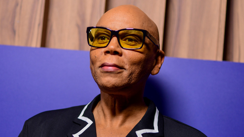 RuPaul wearing glasses