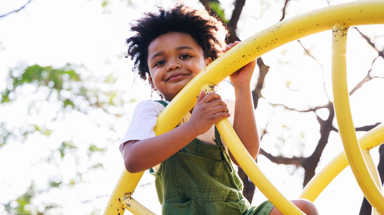 child on playground
