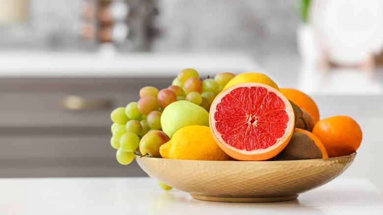 bowl of fruit in kitchen