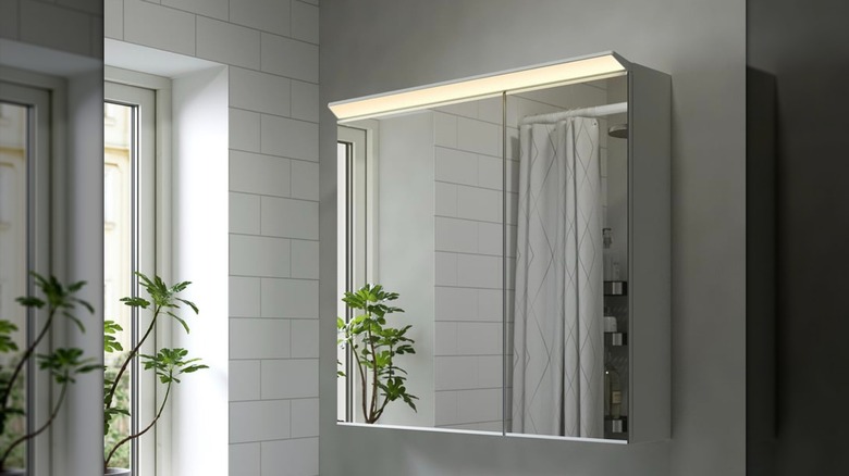 IKEA TREASJÖN Cabinet in bathroom
