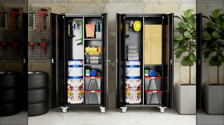 A pair of Concetta rolling cabinets available from Walmart