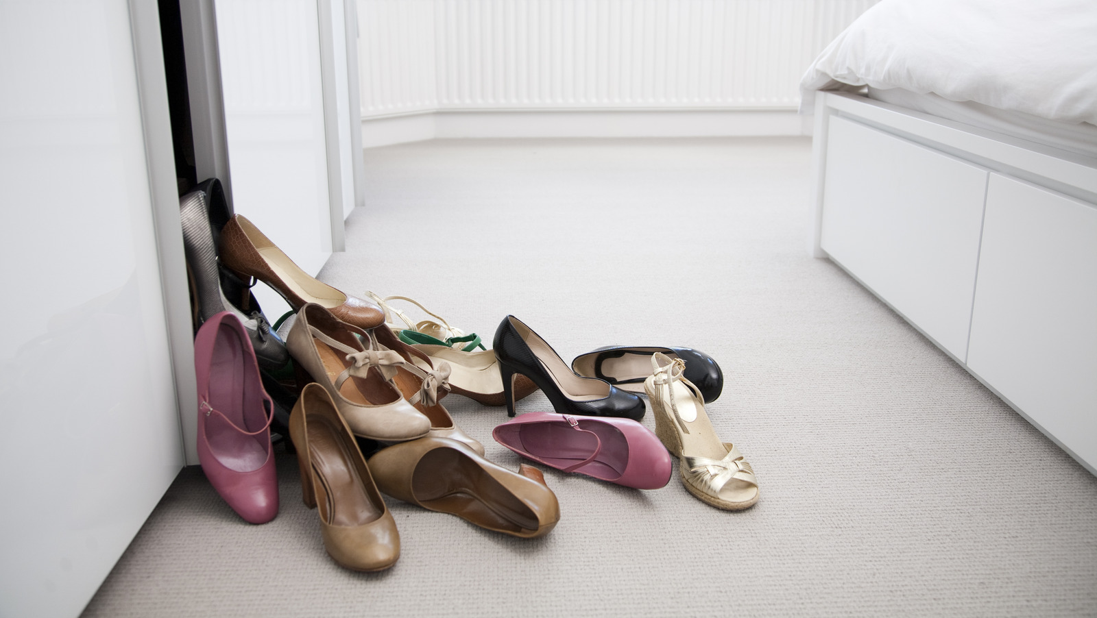 DIY A Basic Closet Shoe Rack Using A Few Affordable Dollar Tree Items