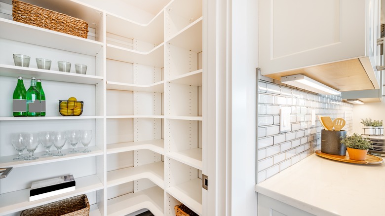 Pantry in a kitchen