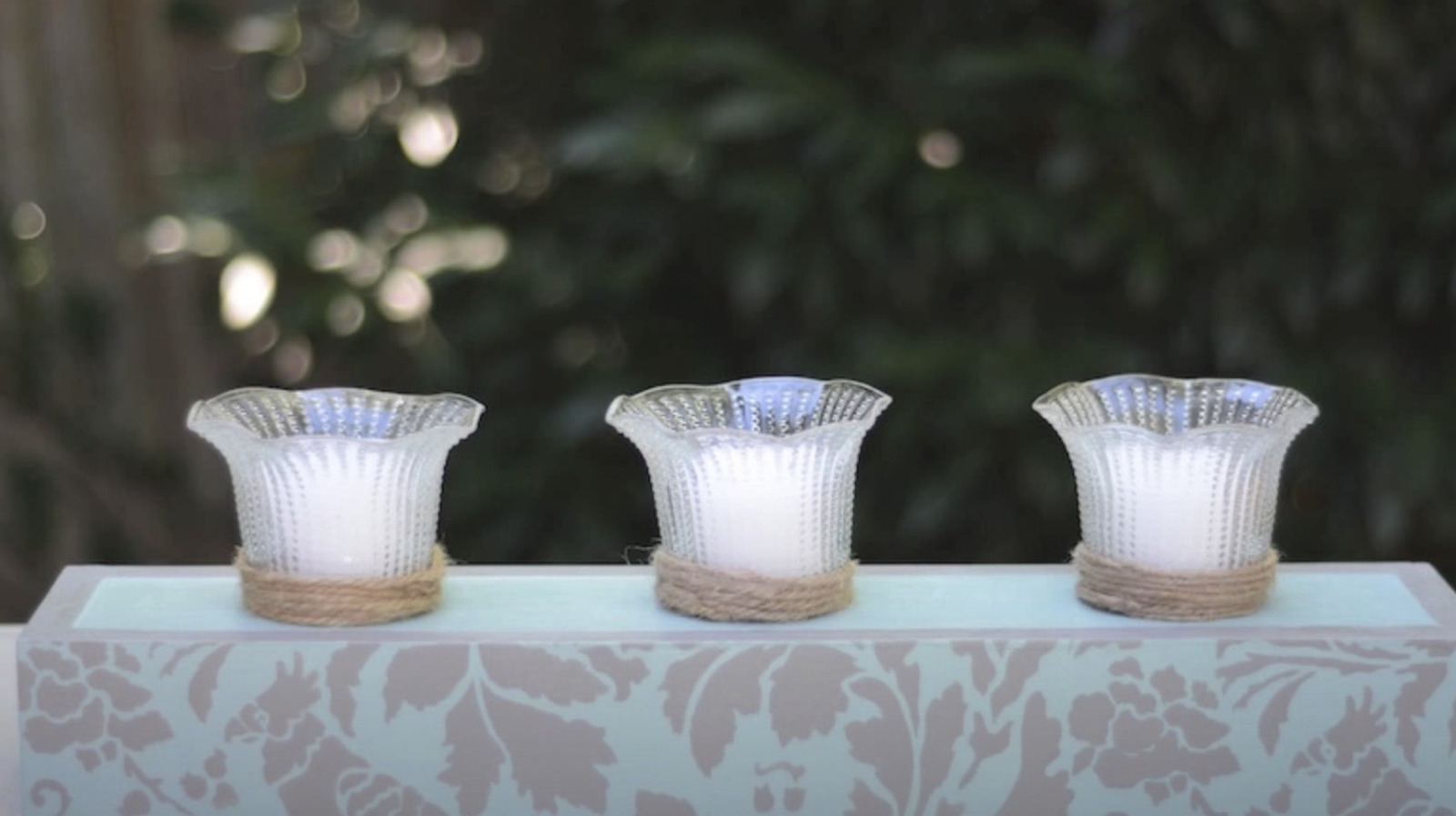 DIY Beautiful Candle Holders From Outdated Light Globes