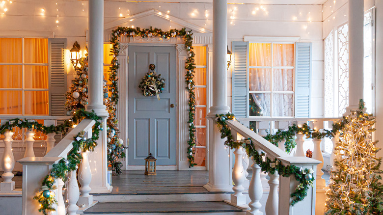 decorated front door
