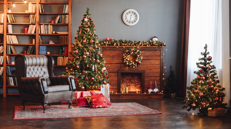 Christmas decor living room