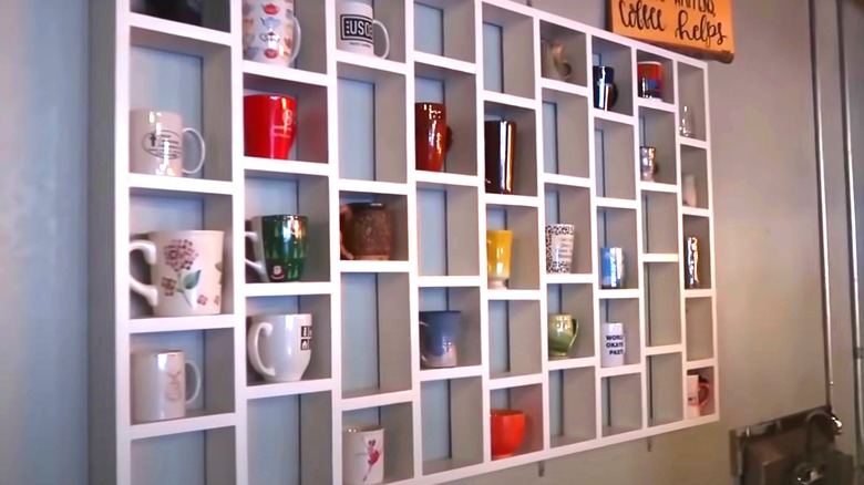 mug shelving unit