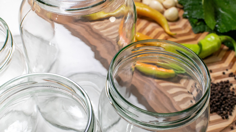 empty pickle jars