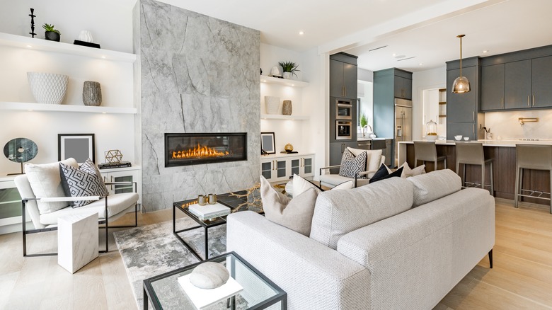Open concept living room