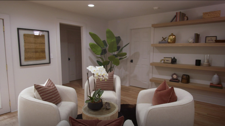 Staged HGTV room