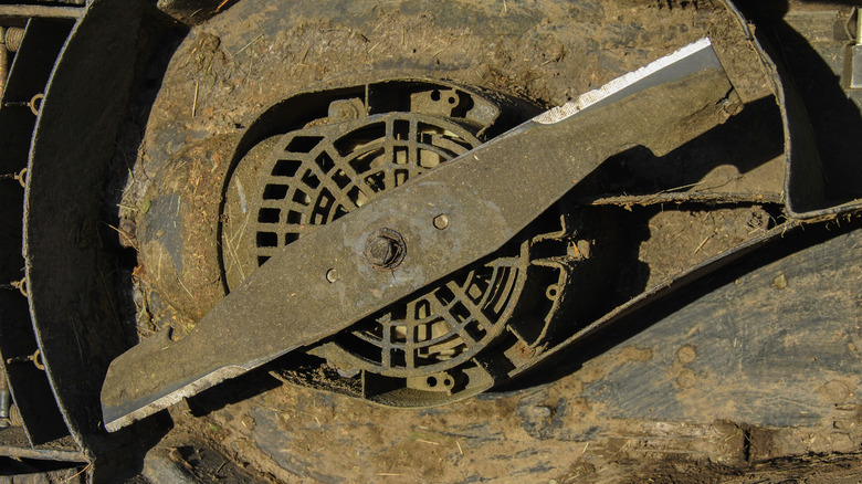 Sharp edges on a lawn mower blade
