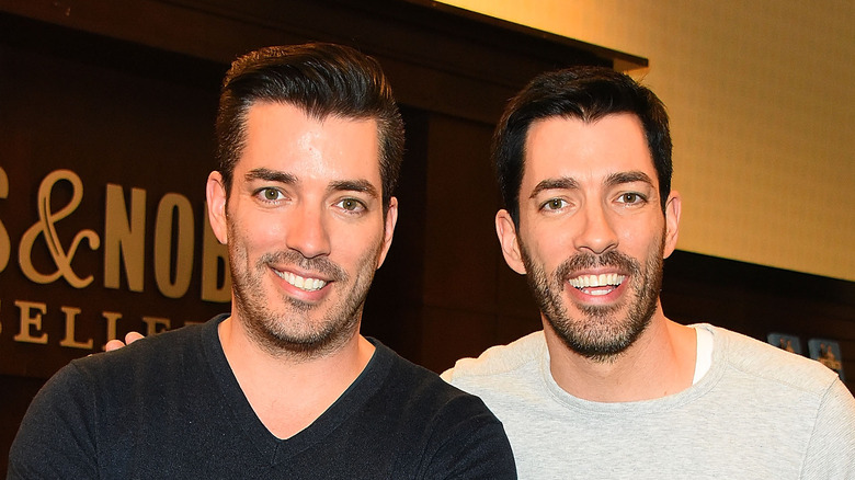 The Property Brothers smiling