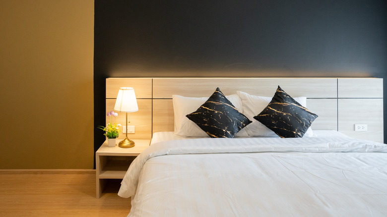 Luxurious king size bed