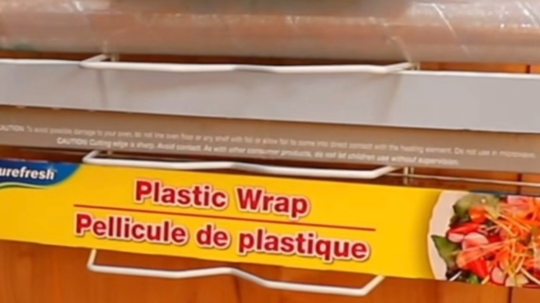 Tubes of plastic wrap