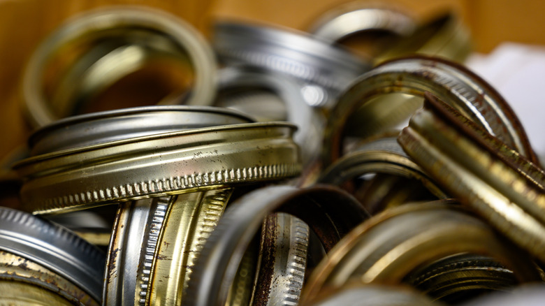 Box of Mason jar rings