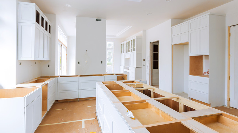 Kitchen cabinetry installation