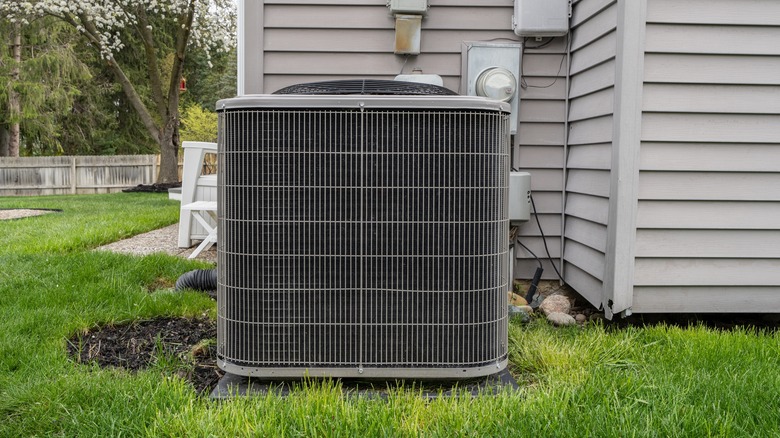 HVAC system outside
