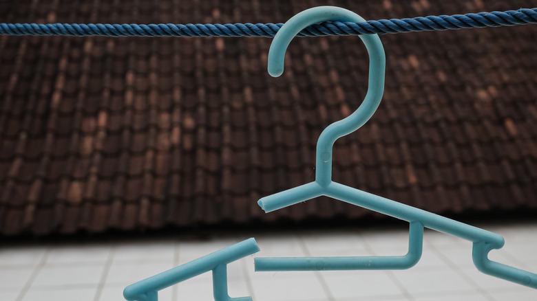 broken plastic hanger