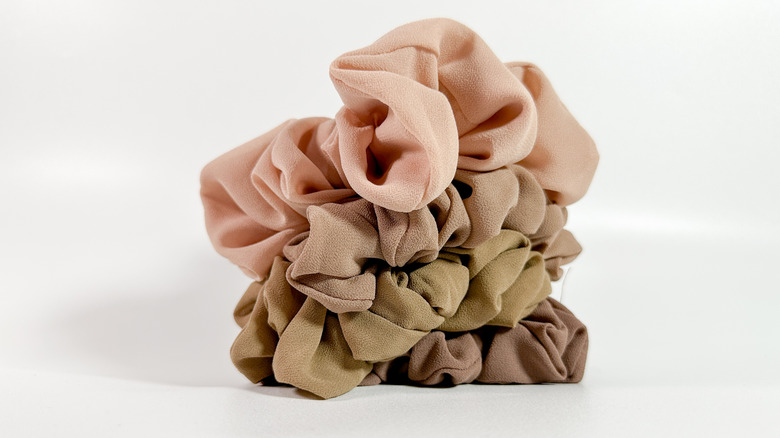 hair accessories sitting on counter