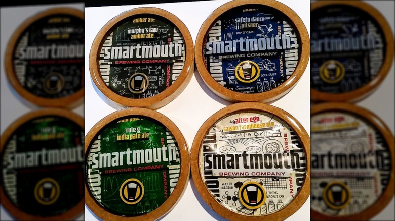 coasters made from beer cans