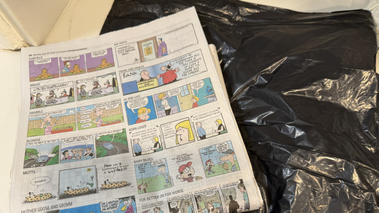 Easily Prevent Trash Bag Leaks With A Repurposed Household Staple