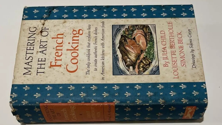 Vintage 1960s book on French cooking