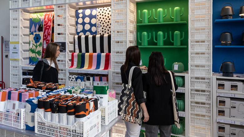 women shopping in an IKEA