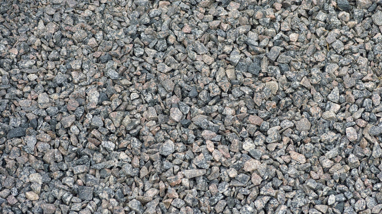 Decomposed granite used on a driveway