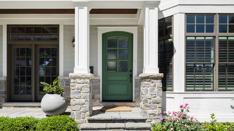 Front porch of a nice-looking house