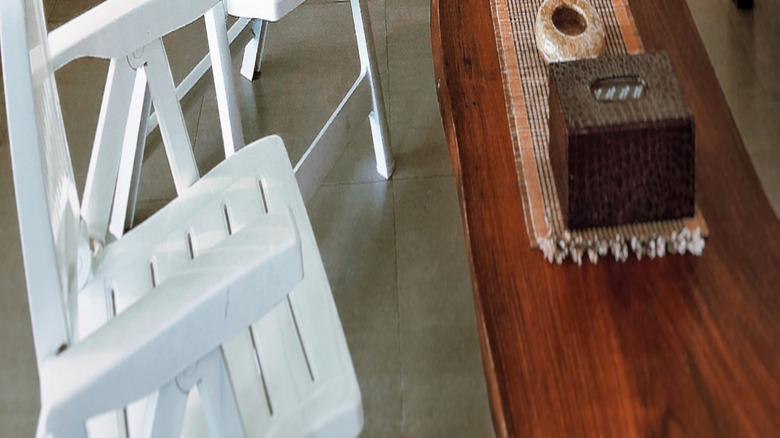 modern dining room interior