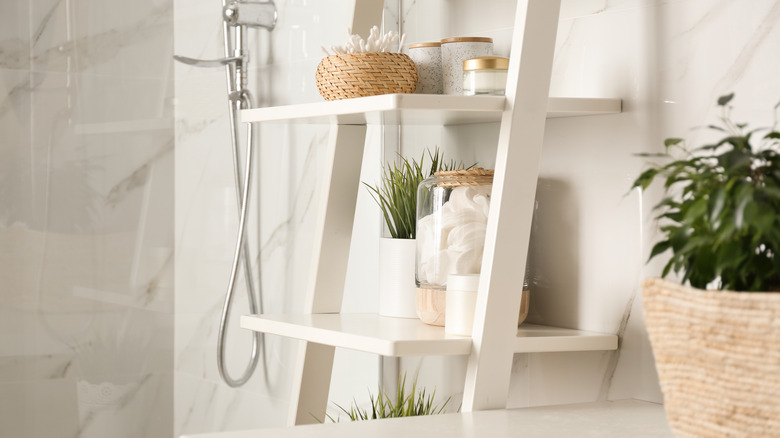 aesthetic bathroom storage