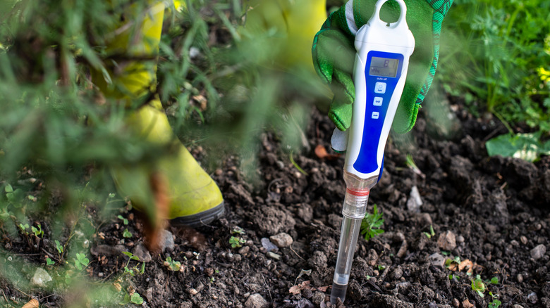 Soil pH tester