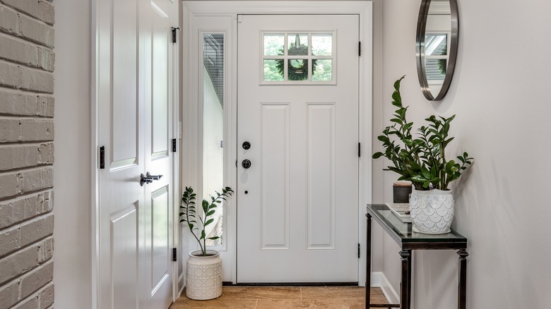 small entryway in house