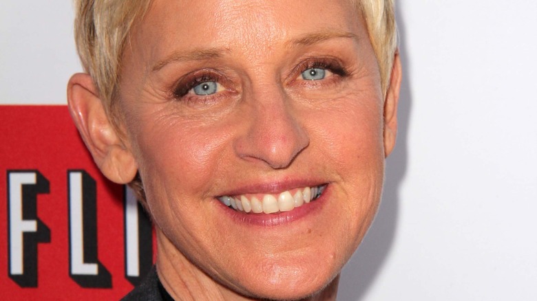 Ellen DeGeneres smiling