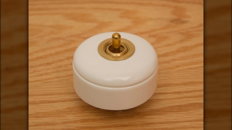 Vintage toggle light switch