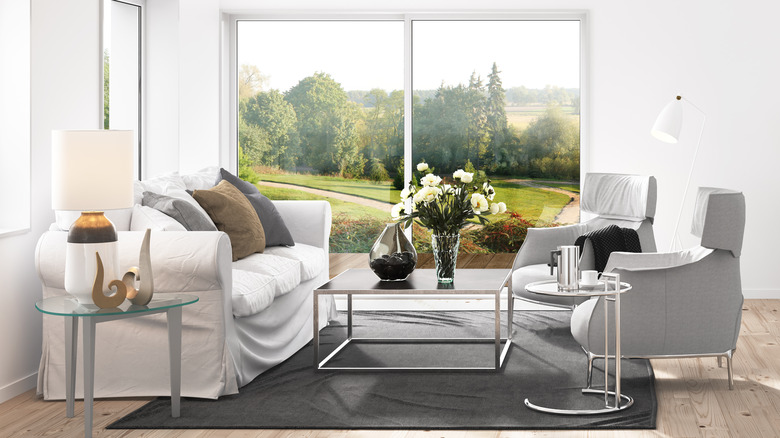 small tables in living room