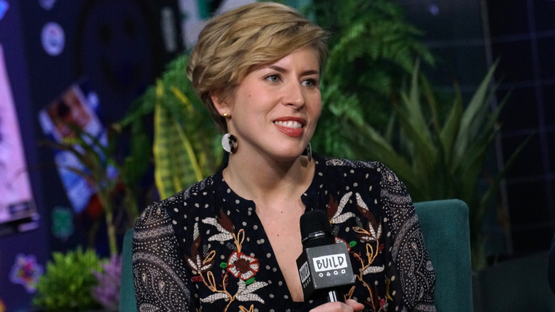 Erin Napier smiling during an interview