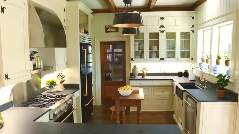 Erin and Ben Napier's renovated farmhouse kitchen