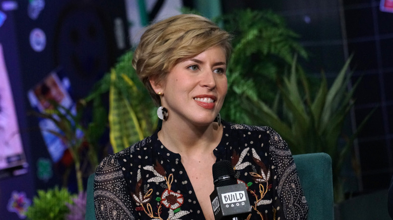 Erin Napier talking on stage