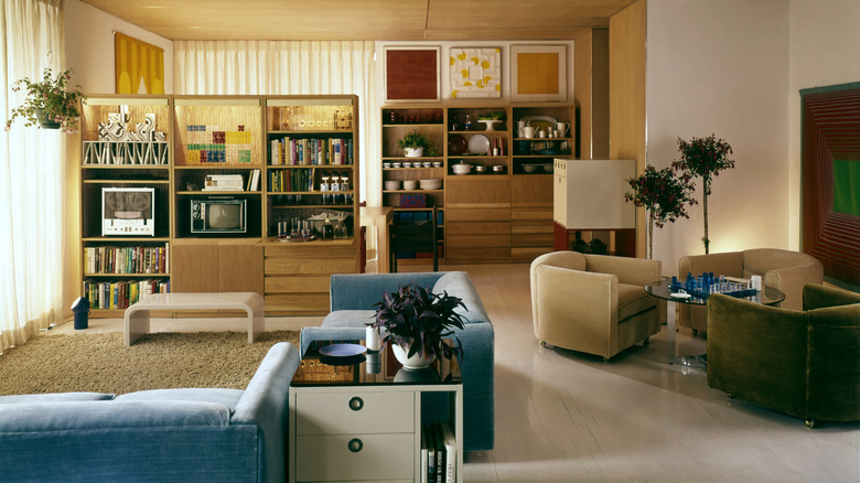 Mid-century modern living room