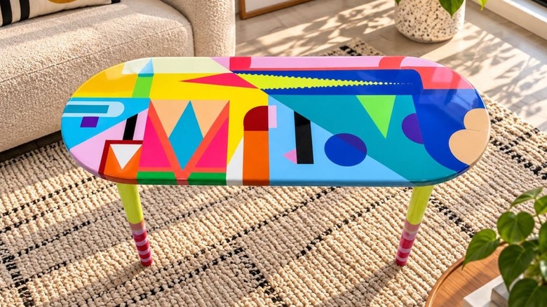 Memphis-style furniture
