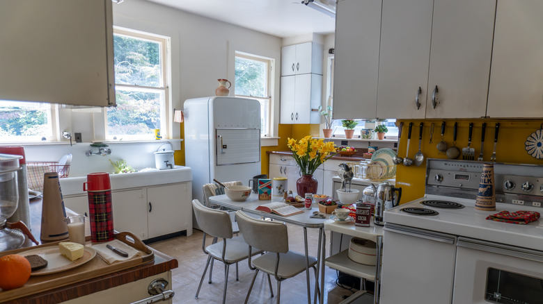 A 1960s kitchen in a historic home in New York state.