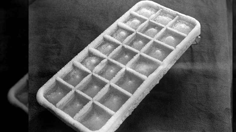 1930s Frosty aluminum ice cube tray